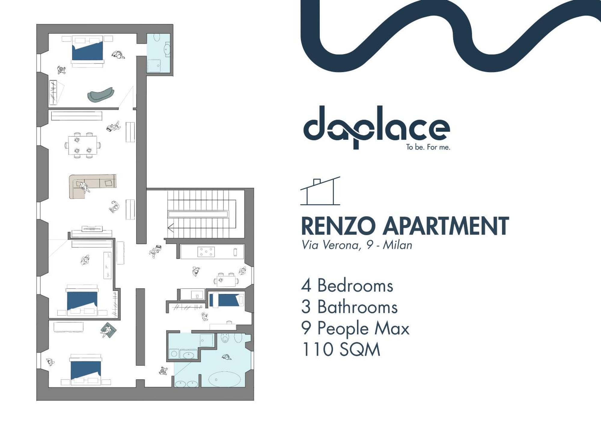 Daplace - Renzo Apartment Mediolan Zewnętrze zdjęcie